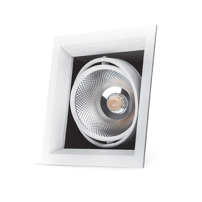 [6016] Світлодіодний карданний світильник Feron AL211 30Вт 4000K білий