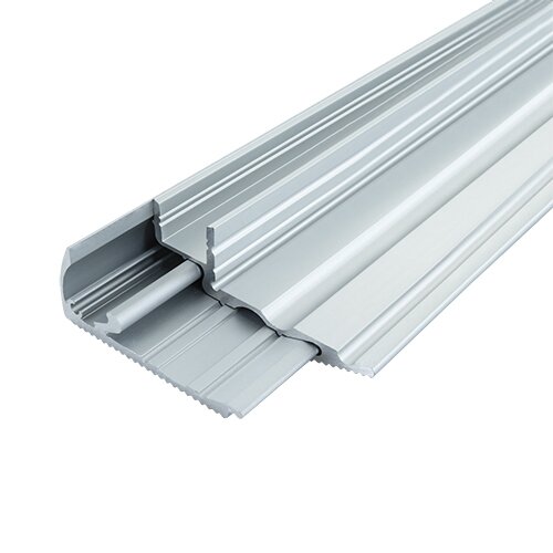 [3_2428] Профіль алюмінієвий BIOM для сходів LPS-22 (LPS-22/1+LPS-22/2) анодований, (палка 2м), м