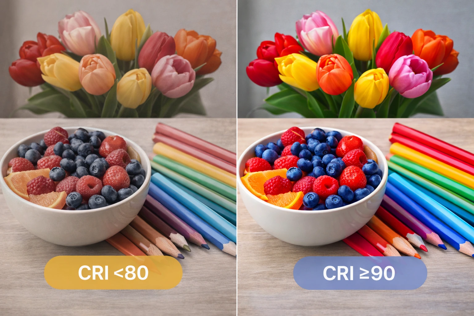 Індекс передачі кольору (CRI / Ra)