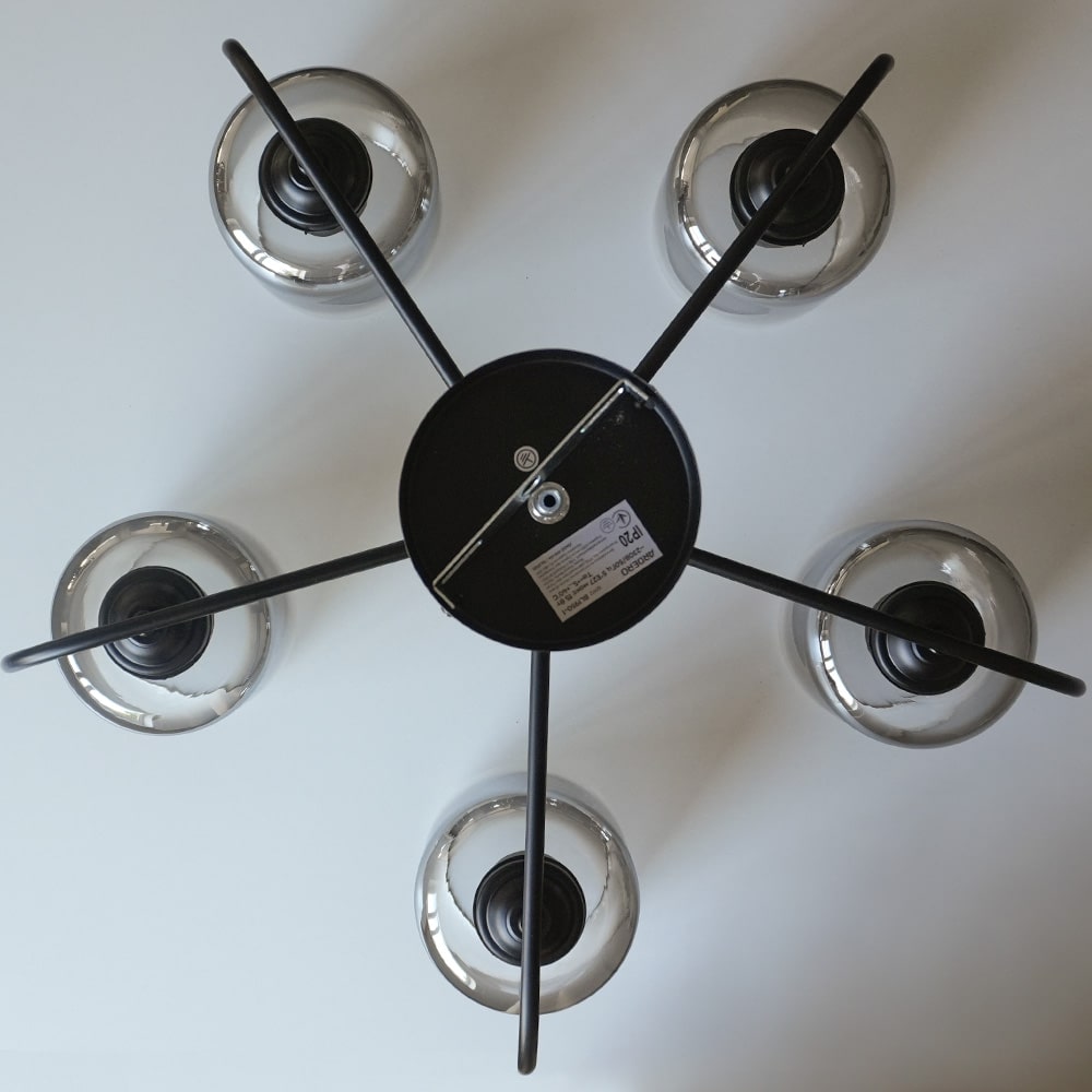 Накладний світильник Ardero BL1950-1 ORLANDO під лампу чорний