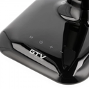 Настільна лампа GTV LINEAR 7W, CCT, час, температура, календар, будильник, Чорний, працює від power bank (LB-LIN7W-10-DEC)