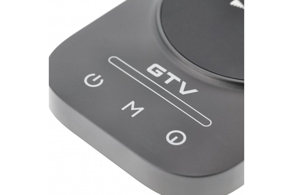 Настільна лампа з індукційною зарядкою GTV Bressi, 8W, USB, Чорний/Золотий, працює від power bank (LB-BRE8W-11-DEC)