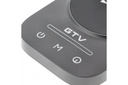 Настільна лампа з індукційною зарядкою GTV Bressi, 8W, USB, Чорний/Золотий, працює від power bank (LB-BRE8W-11-DEC)