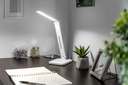 Настільна лампа з індукційною зарядкою GTV IZUKA LED, 6W, CCT, біла, працює від power bank (LB-IZK6WCCT-00)