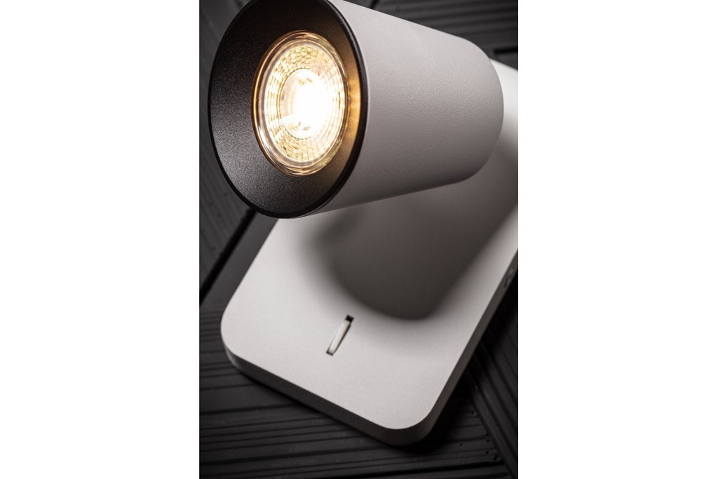 Настінний світильник GTV decor ELLI, 1*GU10, max.20W, одинарний, Білий (OS-ELLI-GU10-00-DEC)