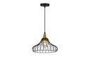Підвісний світильник GTV decor LOTTE, d33cm, чорний/золотий (OS-LOT-11-DEC)