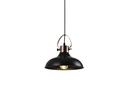 Підвісний світильник GTV decor MEES, E27, IP20, d30cm, чорний (OS-MEES-10-DEC)