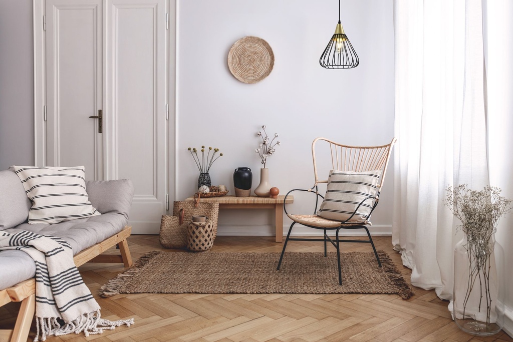 Підвісний світильник GTV decor TESS, E27, IP20, d24cm, чорний/золотий (OS-TESS-11-DEC)
