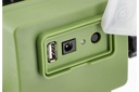 Прожектор з акумулятором GTV ALLEDO, power bank, 20W, IP54, 120°, 6400K, зелений (LD-ALCX20W-64)