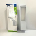 Світильник 10W настінний фасадний світлодіодний GTV PARIS LED, IP54, 140°, 4000K, білий (LD-PAR10W40BC-00)
