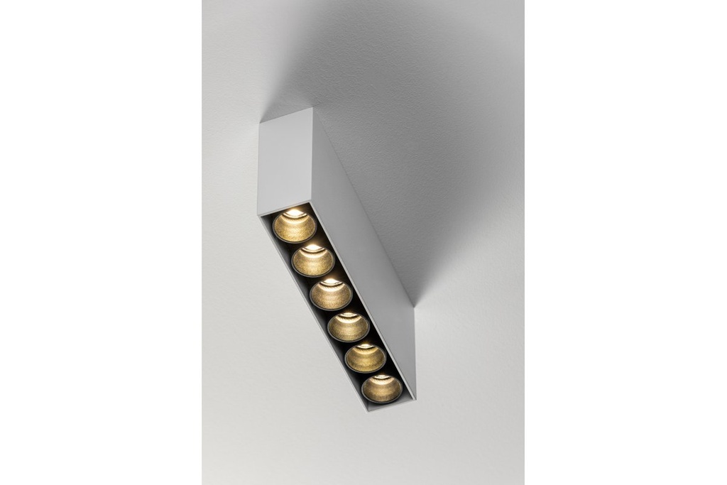 Світильник 15W LED GTV ARTEMIDA 3 роки гарантії, IP20, 4000K, 38°, прямокутний, білий (LD-ATM15WBP-NB)