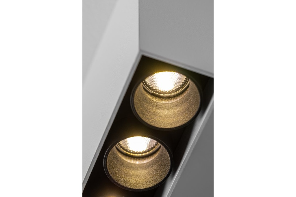 Світильник 15W LED GTV ARTEMIDA 3 роки гарантії, IP20, 4000K, 38°, прямокутний, білий (LD-ATM15WBP-NB)