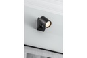 Світильник GTV SANTO, алюміній, IP20, GU10, max.20W, одинарний, круглий, чорний (OS-SAN20WOK1-00)