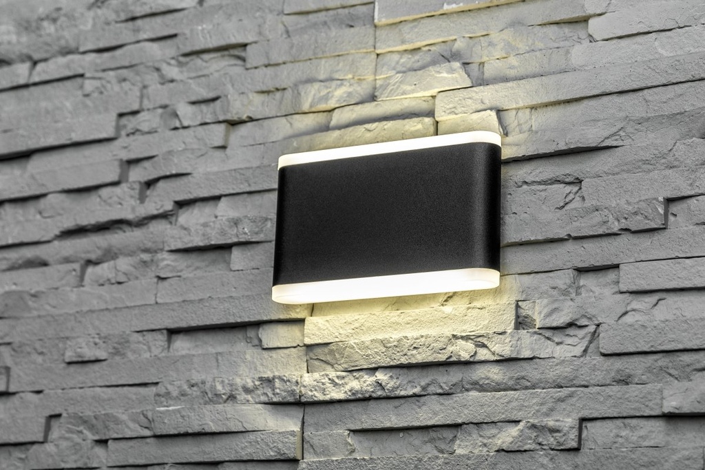 Світильник настінний подвійний GTV LED VALLA 12W, IP54, 4000K (LD-VALLA12W-40)