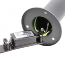 Світильник садовий GTV KERTA-P 50, E27, max.12W, IP44, стовпчик, графіт (OS-KERTP40-30)
