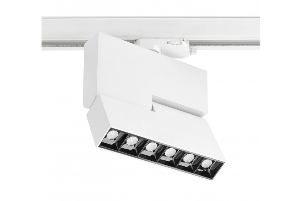 Світильник трековий LED GTV SIERRA, 18W, IP20, 4000K, 48°, білий (XLD-SRA18WB-NB)