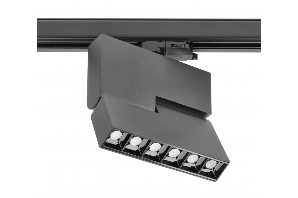 Світильник трековий LED GTV SIERRA, 18W, IP20, 4000K, 48°, чорний (XLD-SRA18WC-NB)
