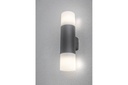 Світильник фасадний бра GTV CORTA-AUD, 2xE27, 2xMAX.25W, IP44, графіт (OS-CORDUA-30)