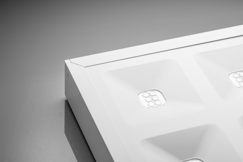 Світлодіодна панель 36W GTV SOLID, 4800Lm, 4000K, AC220-240V, 50/60Hz, PF>0.9, RA≥80, IP40, IK08, UGR<16