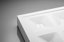 Світлодіодна панель 36W GTV SOLID, 4800Lm, 4000K, AC220-240V, 50/60Hz, PF>0.9, RA≥80, IP40, IK08, UGR<16
