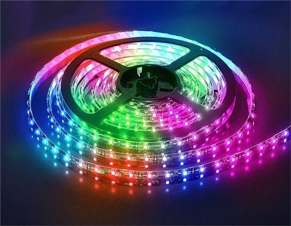 Стрічка GTV Flash RGB, 150 LED, 36W, водостійка, 10мм, 5 м, 12V