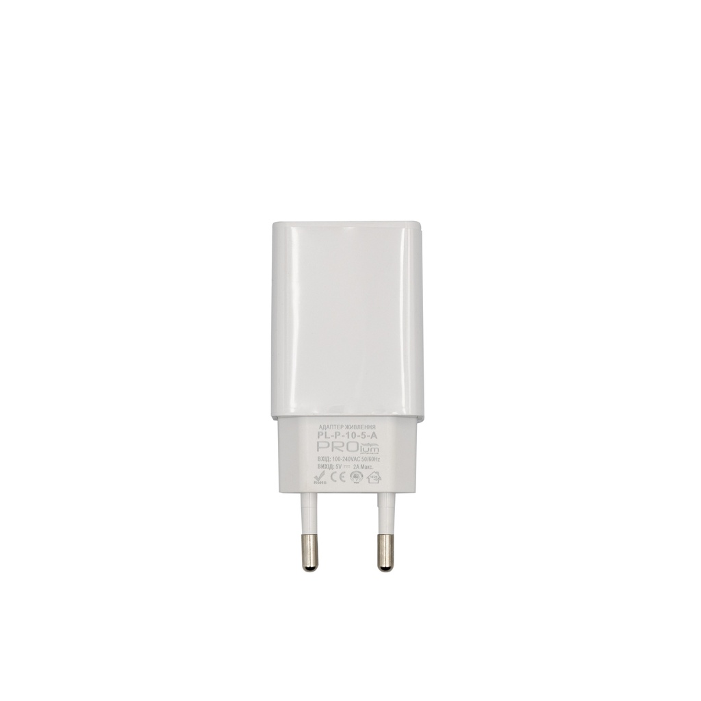 Адаптер живлення PROLUM™ 5V, 10W, 2А, Series "P"