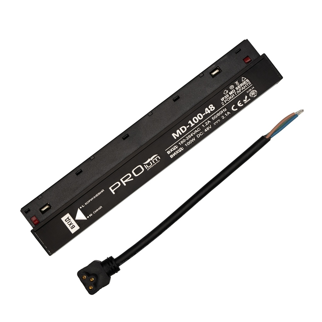 Блок живлення PROLUM 48V, 100W, 2.1А, Series "MD"