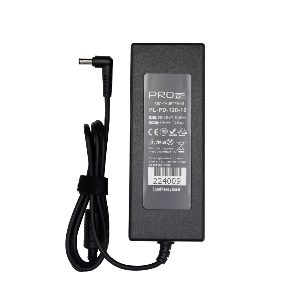 Блок живлення PROLUM™ 12V, 120W, 10.0А, Series "PD"