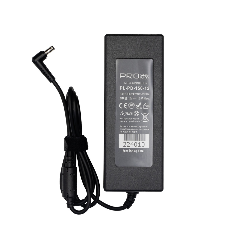 Блок живлення PROLUM™ 12V, 150W, 12.5А, Series "PD"