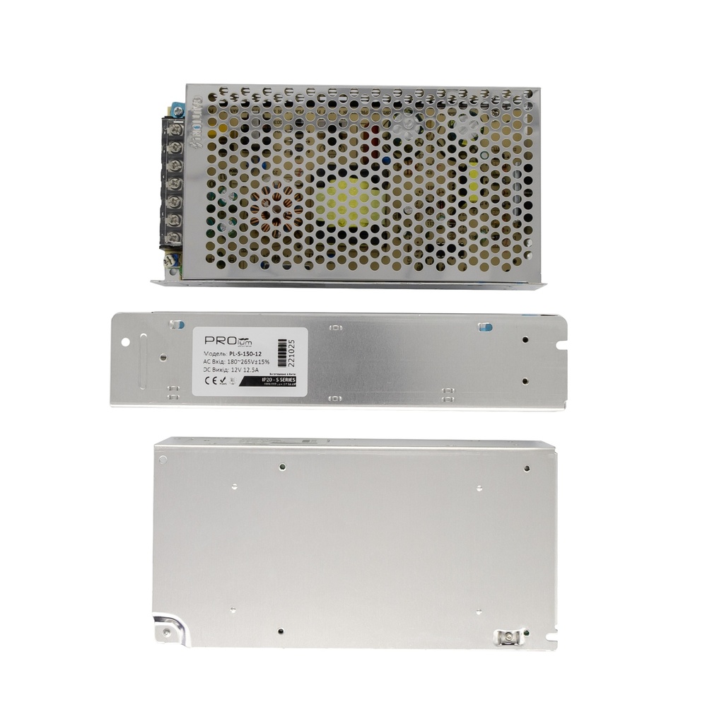 Блок живлення PROLUM™ 12V, 150W, 12.5А, Series "S"