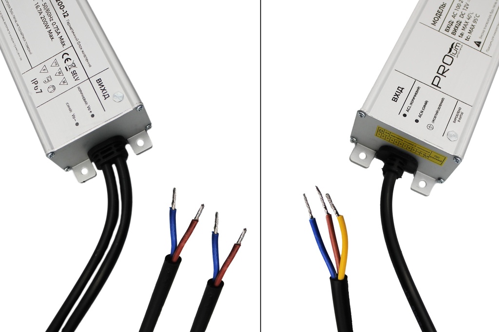 Блок живлення PROLUM™ 12V, 200W, 16.7А, Series "WPS"