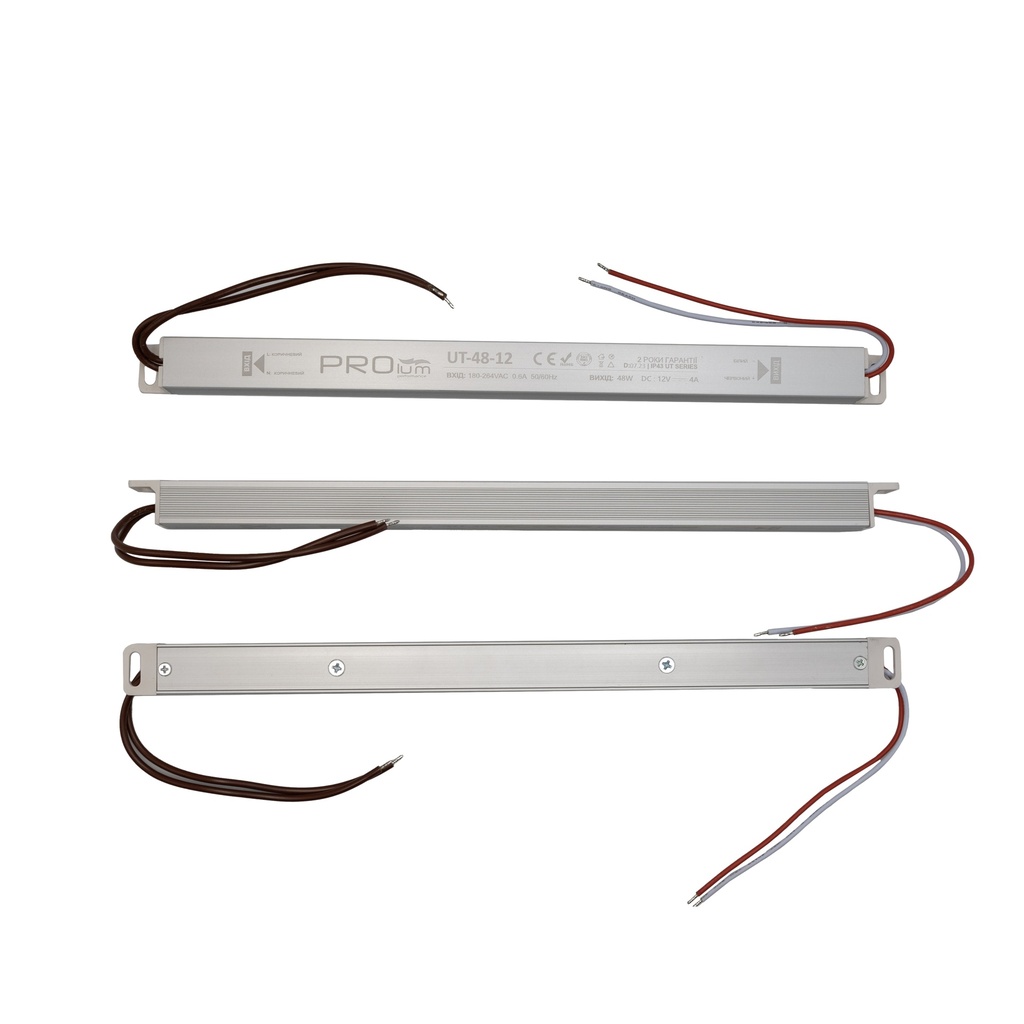 Блок живлення PROLUM™ 12V, 48W, 4.0А, Series "UT"