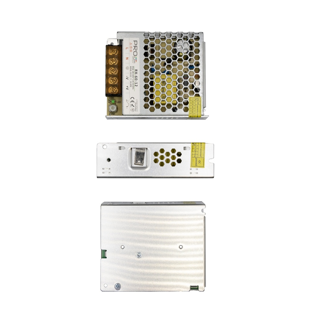 Блок живлення PROLUM™ 12V, 60W, 5.0А, Series "RX"