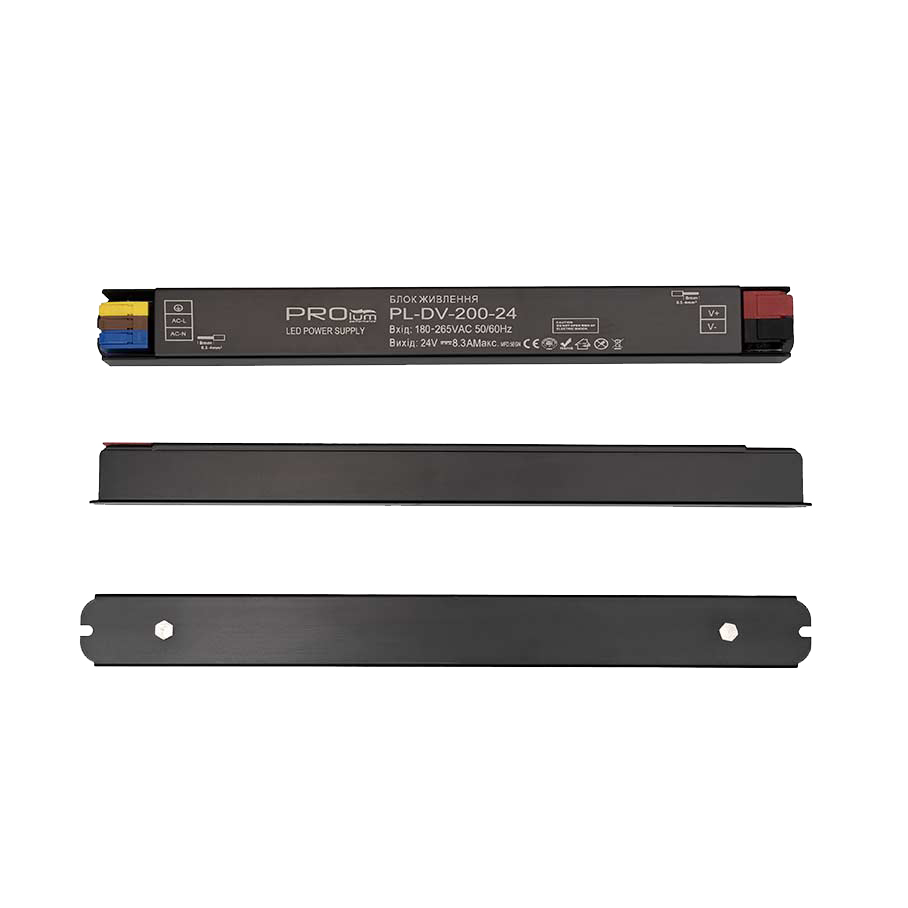 Блок живлення PROLUM™ 24V, 200W, 8.33А, Series "DV"