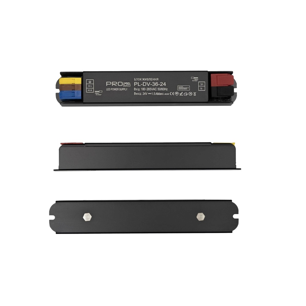 Блок живлення PROLUM™ 24V, 36W, 1.5А, Series "DV"