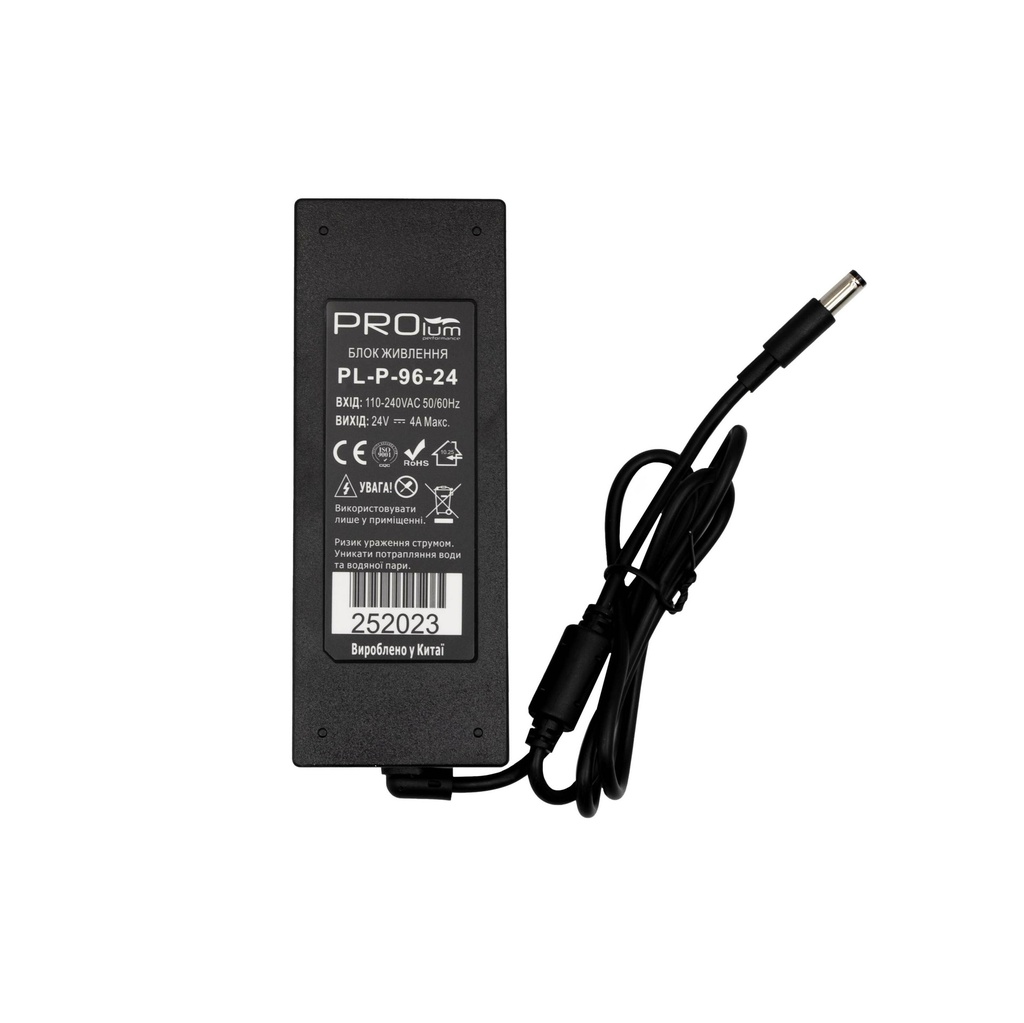 Блок живлення PROLUM™ 24V, 96W, 4А, Series "P"