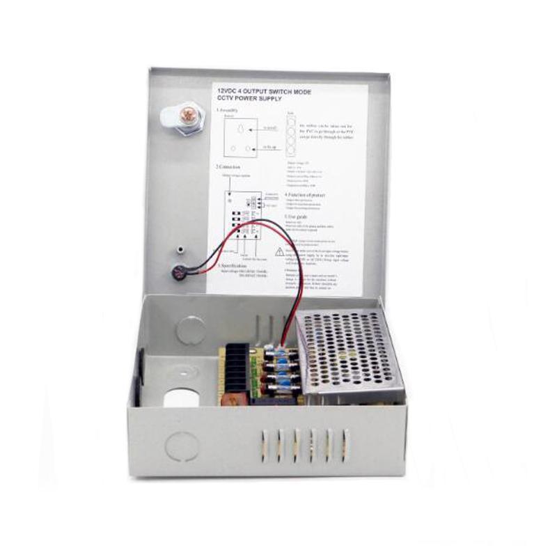 Блоки живлення (в металевому боксі) PROLUM 60W 12V (IP20,5A,4CH) Series "CCTV"
