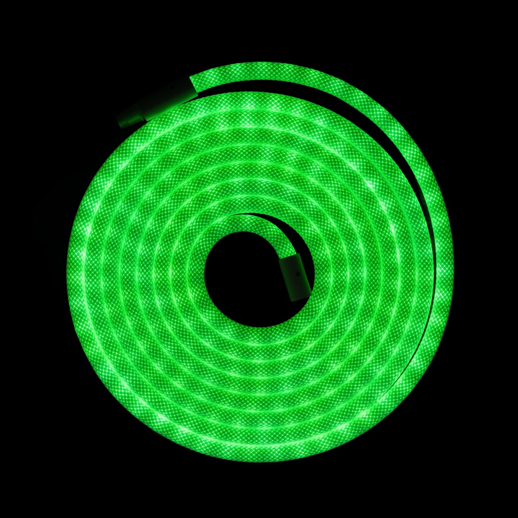 Готовий набір Круглої неонової стрічки PROLUM™ 5V; D13 ; 5M; RGB FULL COLOR