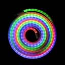 Готовий набір Круглої неонової стрічки PROLUM™ 5V; D13 ; 5M; RGB FULL COLOR