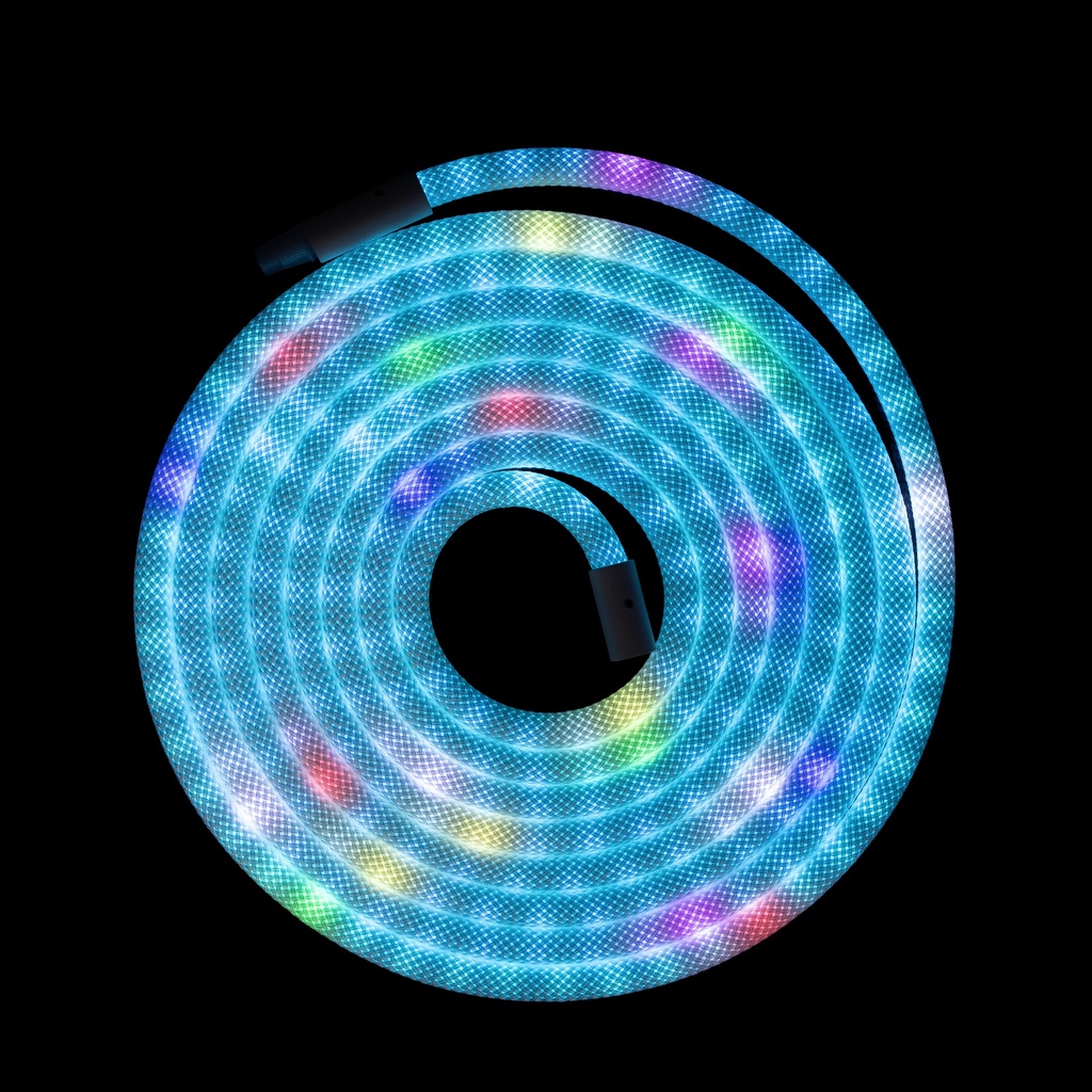 Готовий набір Круглої неонової стрічки PROLUM™ 5V; D13 ; 5M; RGB FULL COLOR