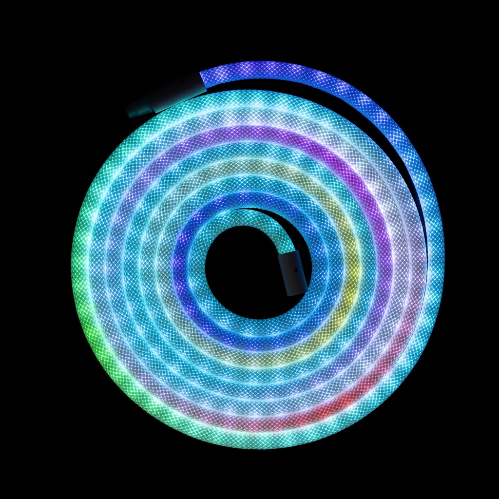 Готовий набір Круглої неонової стрічки PROLUM™ 5V; D13 ; 5M; RGB FULL COLOR
