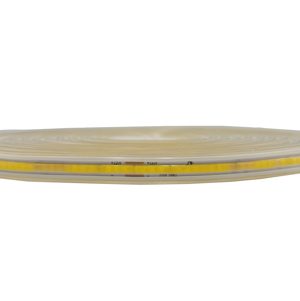Готовий набір Світлодіодної LED стрічка СОВ PROLUM™ 220V 280 LED IP67 12 ММ Series "PRO", Білий (5500-6000К)
