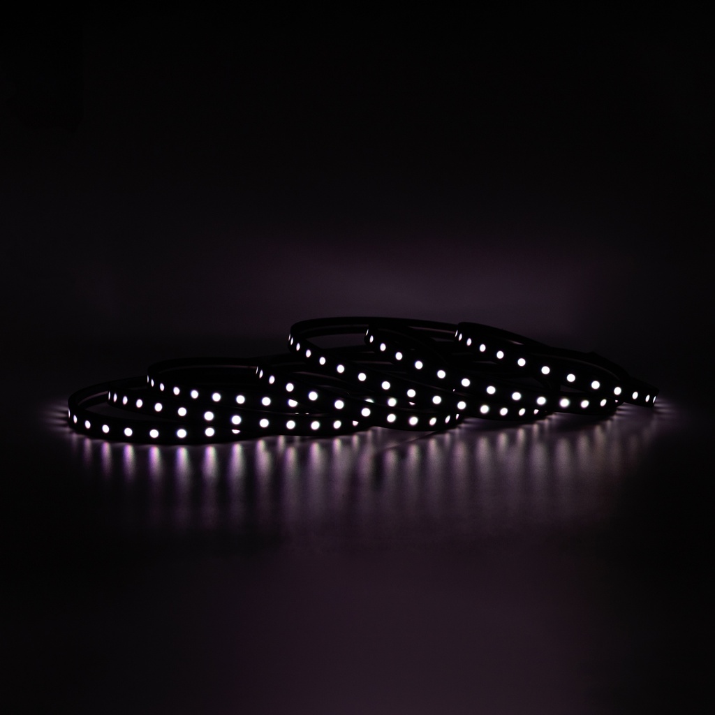 Готовий набір стрічки PROLUM™ 24V; 5x13;Чорний; 5M; RGB FULL COLOR
