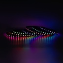 Готовий набір стрічки PROLUM™ 24V; 5x13;Чорний; 5M; RGB FULL COLOR