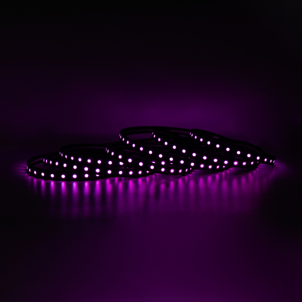 Готовий набір стрічки PROLUM™ 24V; 5x13;Чорний; 5M; RGB FULL COLOR
