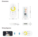 Димер CCT PROLUM Wi-Fi; TUYA; TOUCH; 18A; Series: HomeLink