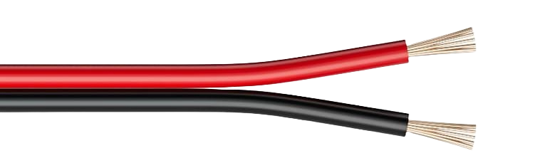 Дріт PROLUM™ для 2P для однокольорової стрічки 2x0.2мм;AWG24;UL1007