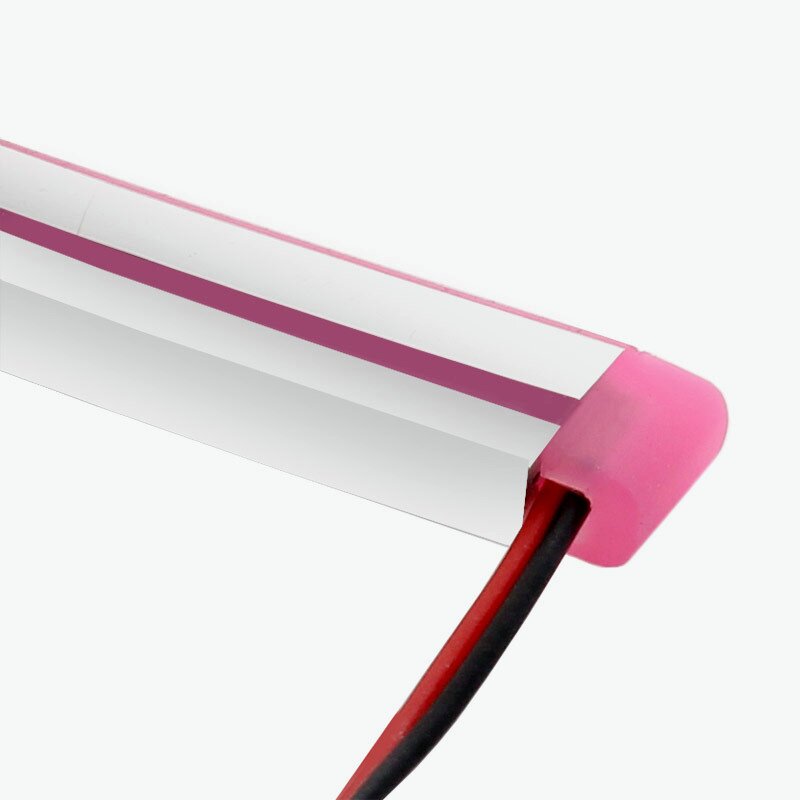 Заглушка ПВХ PROLUM™ для LED неону 6x12 ,Блакитний Лід