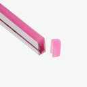 Заглушка ПВХ PROLUM™ для LED неону 6x12 ,Жовтий