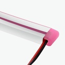 Заглушка ПВХ PROLUM™ для LED неону 6x12 ,Жовтий